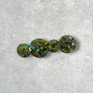 Blue Circles Barrette